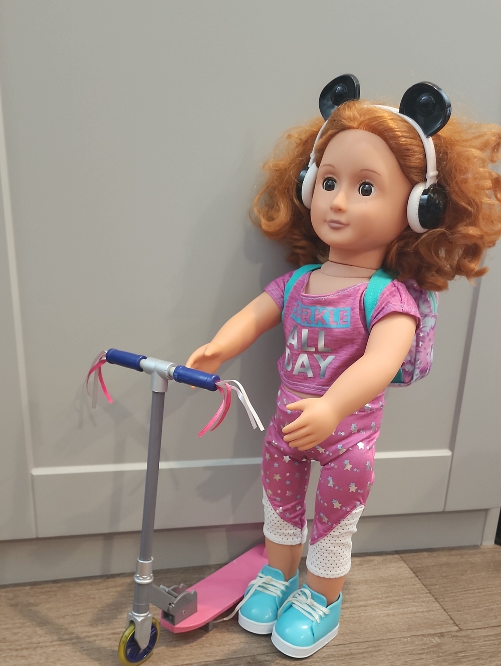 18in doll Scooter set